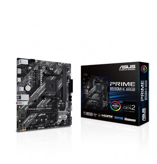 MB AMD B550 SAM4 MATX/PRIME B550M-K ARGB ASUS