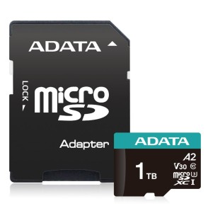 MEMORY MICRO SDXC 1TB W/AD./AUSDX1TUI3V30SA2-RA1 ADATA