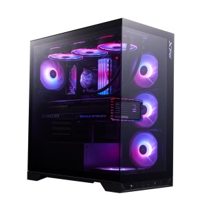 Case | ADATA | INVADER X BTF | MidiTower | Case product features Transparent panel | ATX | MicroATX | MiniITX | Colour Black | INVADERXBTFMT-BKCWW