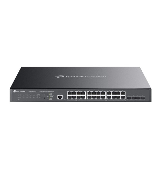 Switch | TP-LINK | Omada | SG3428XPP-M2 | Desktop/pedestal | Rack | 24x2.5GbE | 4xSFP+ | 1xConsole | 1 | PoE+ ports 16 | 500 Watts | SG3428XPP-M2