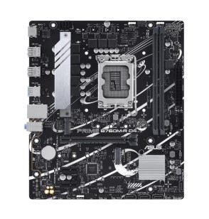 Mainboard | ASUS | Intel B760 Express | LGA1700 | Micro-ATX | Memory DDR4 | Memory slots 2 | 2xPCI-Express 4.0 1x | 1xPCI-Express 4.0 16x | 2xM.2 | 1x15pin D-sub | 1xHDMI | 4xUSB 2.0 | 4xUSB 3.2 | 1xOptical S/PDIF | 3xAudio port | PRIMEB760M-RD4