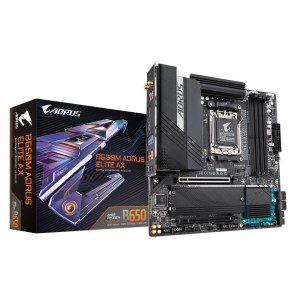 Mainboard | GIGABYTE | AMD B650 | SAM5 | Micro-ATX | Memory DDR5 | Memory slots 4 | 2xPCI-Express 4.0 16x | 2xM.2 | 1xHDMI | 1xDisplayPort | 4xUSB 2.0 | 7xUSB 3.2 | 1xUSB-C | 1xOptical S/PDIF | 1xRJ45 | 2xAudio port | B650MAORUSELITEAX1.3