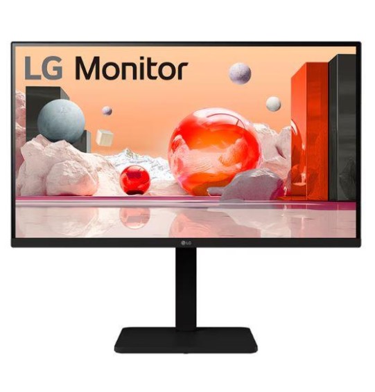 LCD Monitor | LG | 27" | Panel IPS | 1920x1080 | 16:9 | 100Hz | Matte | Speakers | Swivel | Pivot | Height adjustable | Tilt | Colour Black | 27BA550-B