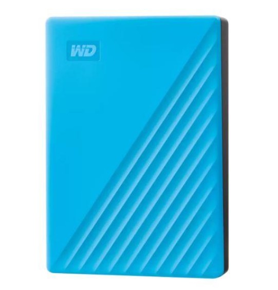 External HDD | WESTERN DIGITAL | My Passport | 6TB | USB 2.0 | USB 3.2 | Sky Blue | WDBR9S0060BBL-WESN