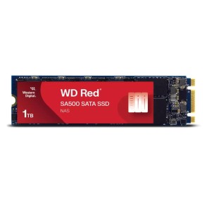 SSD | WESTERN DIGITAL | Red SA500 | 1TB | M.2 | SATA 3.0 | Write speed 530 MBytes/sec | Read speed 560 MBytes/sec | 2.38mm | TBW 600 TB | MTBF 2000000 hours | WDS100T1R0B