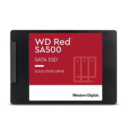 SSD | WESTERN DIGITAL | Red SA500 | 500GB | SATA 3.0 | Write speed 530 MBytes/sec | Read speed 560 MBytes/sec | 2,5" | TBW 350 TB | MTBF 2000000 hours | WDS500G1R0A