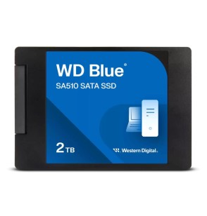 SSD | WESTERN DIGITAL | Blue SA510 | 2TB | SATA 3.0 | Write speed 520 MBytes/sec | Read speed 560 MBytes/sec | 2,5" | TBW 500 TB | MTBF 1750000 hours | WDS200T3B0A