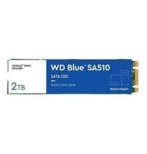 SSD | WESTERN DIGITAL | Blue SA510 | 2TB | M.2 | SATA 3.0 | 3D NAND | Write speed 520 MBytes/sec | Read speed 560 MBytes/sec | TBW 500 TB | MTBF 1750000 hours | WDS200T3B0B