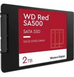 SSD | WESTERN DIGITAL | Red SA500 | 2TB | SATA 3.0 | Write speed 520 MBytes/sec | Read speed 560 MBytes/sec | 2,5" | TBW 500 TB | MTBF 1750000 hours | WDS200T2R0A