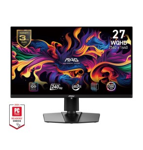 Monitor | MSI | 26.5" | Gaming | Panel QD-OLED | 2560x1440 | 16:9 | 240Hz | Matte | 0.03 ms | Swivel | Pivot | Height adjustable | Tilt | Colour Black | MAG271QPXQD-OLEDE2