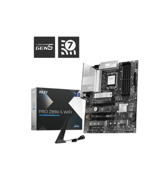 Mainboard | MSI | Intel Z890 | LGA1851 | ATX | Memory DDR5 | Memory slots 4 | 1xPCI-Express 3.0 1x | 2xPCI-Express 4.0 4x	 | 1xPCI-Express 5.0 16x | 3xM.2 | 1xHDMI | 1xDisplayPort | 4xUSB 2.0 | 2xUSB 3.0 | 1xUSB-C | 1xUSB-C w/Thunderbolt | 3xAudio port | 