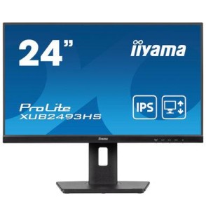 LCD Monitor | IIYAMA | 23.8" | Business | Panel IPS | 1920x1080 | 16:9 | 100Hz | Matte | 0.5 ms | Speakers | Swivel | Pivot | Height adjustable | Tilt | Colour Black | XUB2493HS-B6