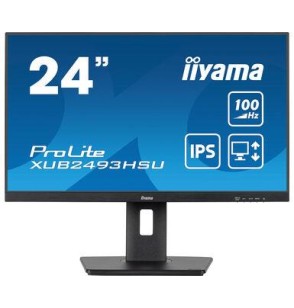 LCD Monitor | IIYAMA | 23.8" | Business | Panel IPS | 1920x1080 | 16:9 | 100Hz | Matte | 1 ms | Speakers | Swivel | Pivot | Height adjustable | Tilt | XUB2493HSU-B6