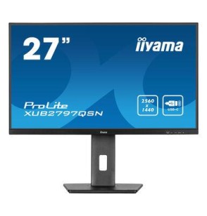 LCD Monitor | IIYAMA | 27" | Business | Panel IPS | 2560x1440 | 16:9 | 100Hz | Matte | 1 ms | Speakers | Swivel | Pivot | Height adjustable | Tilt | Colour Black | XUB2797QSN-B1