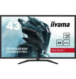 LCD Monitor | IIYAMA | 43" | Gaming/4K | Panel VA | 3840x2160 | 16:9 | 144Hz | Matte | 0.4 ms | Speakers | Tilt | Colour Black | G4380UHSU-B1