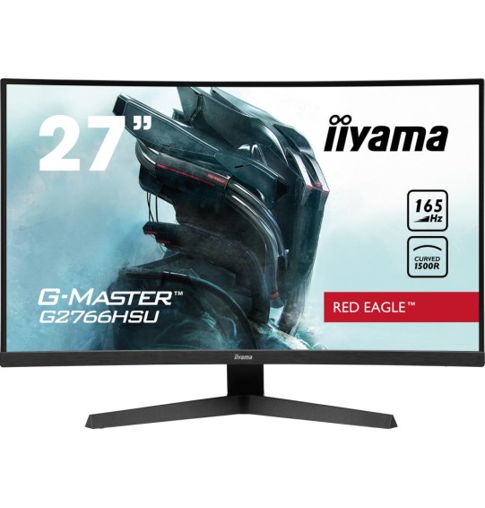 LCD Monitor | IIYAMA | G2766HSU-B1 | 27" | Gaming/Curved | Panel VA | 1920x1080 | 16:9 | 165Hz | Matte | 1 ms | Speakers | G2766HSU-B1