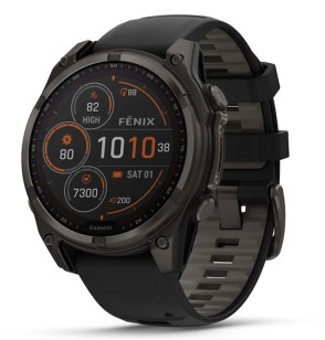 SMARTWATCH FENIX 8 SAPP. SOLAR/BLACK/GRAY 010-02906-11 GARMIN