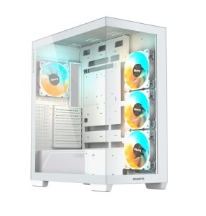 Case | GIGABYTE | MidiTower | Case product features Transparent panel | ATX | MicroATX | MiniITX | Colour White | GB-C500PIST