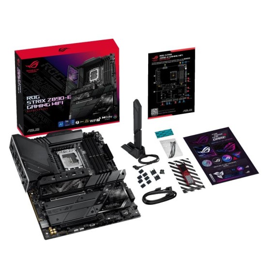 Mainboard | ASUS | Intel Z890 | LGA1851 | ATX | Memory DDR5 | Memory slots 4 | 1xPCI-Express 4.0 16x | 1xPCI-Express 5.0 16x | 7xM.2 | 1xHDMI | 1xDisplayPort | 1xAudio-In | 1xAudio-Out | 3xUSB 3.0 | 7xUSB 3.1 | 2xUSB-C | 2xUSB-C w/Thunderbolt | 1xOptical 