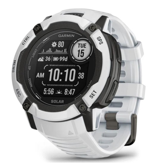 SMARTWATCH INSTINCT 2X SOLAR/WHITE 010-02805-04 GARMIN