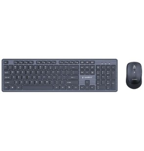 KEYBOARD +MOUSE WRL ENG/DESKTOP BK KBS-WCH-04 GEMBIRD