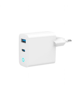 CHARGER USB 45W 2PORT GAN/TA-UC-PDQC45L-W-01 GEMBIRD