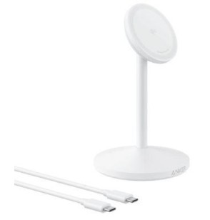 MOBILE CHARGER WRL STAND/MAGGO WHITE A25X1H21 ANKER