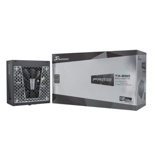 Power Supply | SEASONIC | PRIME TX | 850 Watts | Efficiency 80 PLUS TITANIUM | MTBF 100000 hours | PRIME-TX-850