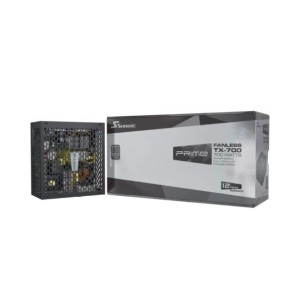 Power Supply | SEASONIC | PRIME FANLESS TX | 700 Watts | Efficiency 80 PLUS TITANIUM | MTBF 100000 hours | PRIME-TX-700