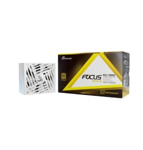 Power Supply | SEASONIC | FOCUS GX White ATX 3 (2024) | 1000 Watts | Efficiency 80 PLUS GOLD | MTBF 100000 hours | FOCUS-GX-1000-V4-WHITE