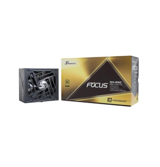 Power Supply | SEASONIC | FOCUS GX ATX 3.0 | 850 Watts | Efficiency 80 PLUS GOLD | MTBF 100000 hours | FOCUS-GX-850-V4