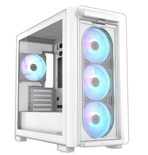 Case | ASUS | A23 PLUS | MidiTower | Case product features Transparent panel | MicroATX | MiniITX | Colour White | A23PLUSTG/ARGBWHITE