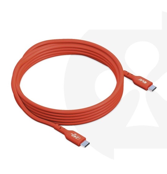 CABLE USB-C TO USB-C 3M/M/M CAC-1513 CLUB3D