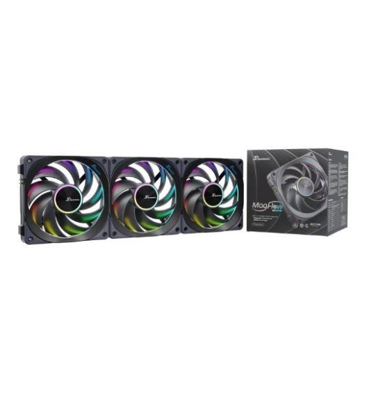 CASE FAN 120MM ARGB/3-PACK MAGFLOW-ARGB-3 SEASONIC