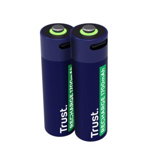 BATTERY RECH. LI-ION AA 1.5V/1700MAH USB-C 2P 25584 TRUST