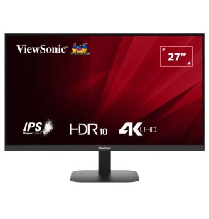 LCD Monitor | VIEWSONIC | VA2708-4K-HD | 27" | Panel IPS | 3840x2160 | 16:9 | 60 Hz | Matte | 4 ms | Tilt | Colour Black | VA2708-4K-HD