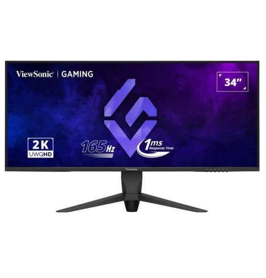 LCD Monitor | VIEWSONIC | 34" | Gaming/21 : 9 | Panel VA | 3440x1440 | 21:9 | 165 Hz | Matte | 1 ms | Swivel | Height adjustable | Tilt | Colour Black | VX3480-2K-PRO