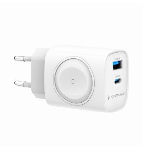 CHARGER USB 2IN1 20W 2PORT/TA-UC-PDQCW20-01-W GEMBIRD