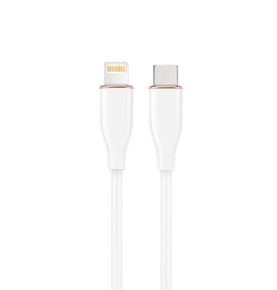 CABLE LIGHTNING TO USB-C 1.5M/CC-USB2S-CM8PM-1.5M-W GEMBIRD