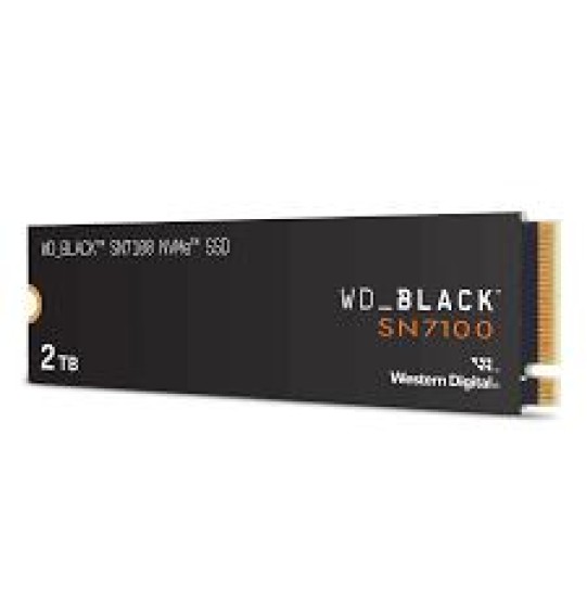 SSD | WESTERN DIGITAL | Black SN7100 | 2TB | M.2 | PCIe Gen4 | NVMe | 3D TLC | Write speed 6900 MBytes/sec | Read speed 7250 MBytes/sec | WDS200T4X0E