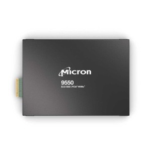 SSD | MICRON | SSD series 9550 PRO | 3.84TB | PCIe Gen5 | NVMe | NAND flash technology 3D TLC | Write speed 6000 MBytes/sec | Read speed 14000 MBytes/sec | Form Factor E3.S | MTFDLBQ3T8THA-1BK1DABYYR