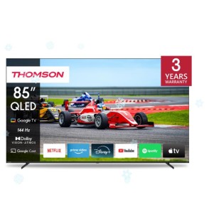 TV Set | THOMSON | 85" | 4K/Smart | QLED | 3840x2160 | Wireless LAN | Bluetooth | Google TV | Black | 85QG7S14