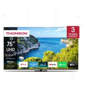 TV Set | THOMSON | 75" | 4K/Smart | 3840x2160 | Wireless LAN | Bluetooth | Google TV | Black | 75UG5C14