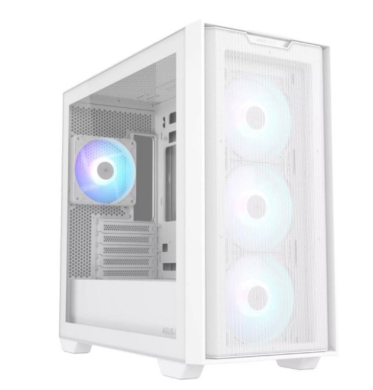 Case | ASUS | A21 PLUS | MidiTower | Case product features Transparent panel | Not included | MicroATX | MiniITX | Colour White | A21PLUSTGARGBWHITE