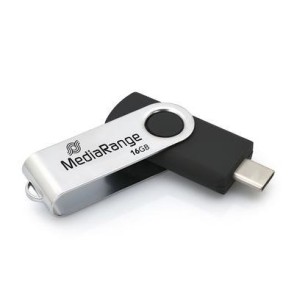 MEMORY DRIVE FLASH USB-C 16GB/MR1951 MEDIARANGE