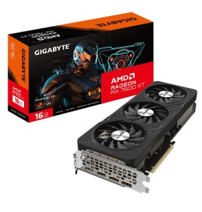 Graphics Card | GIGABYTE | AMD Radeon RX 7600 XT | 16 GB | GDDR6 | PCIE 4.0 16x | Triple slot Fansink | 2xHDMI | 2xDisplayPort | R76XTGAMINGOC-16GD1.1