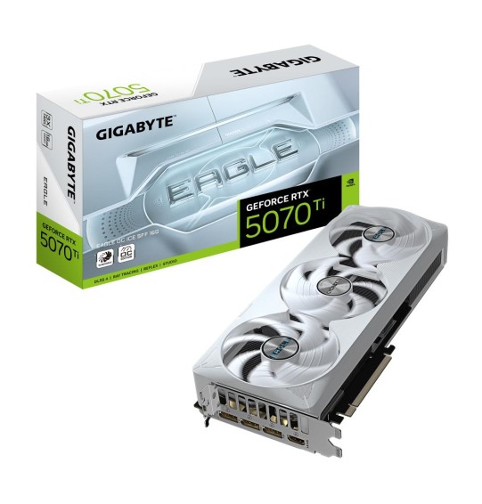 Graphics Card | GIGABYTE | NVIDIA GeForce RTX 5070 Ti | 16 GB | GDDR7 | 256 bit | PCIE 5.0 16x | Triple slot Fansink | 1xHDMI | 3xDisplayPort | N507TEAGLEOCICE-16GD1.0