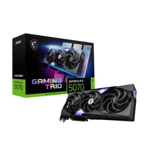 Graphics Card | MSI | NVIDIA GeForce RTX 5070 | 12 GB | GDDR7 | 192 bit | PCIE 5.0 16x | Triple slot Fansink | 1xHDMI | 3xDisplayPort | RTX507012GGAMTRIOOC