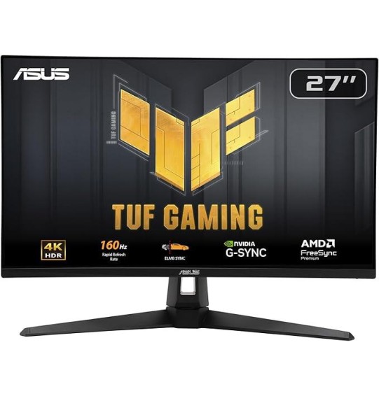 LCD Monitor | ASUS | 90LM0AR0-B01371 | 27" | Gaming | Panel IPS | 3840x2160 | 16:9 | 160Hz | Matte | 1 ms | Speakers | Tilt | Colour Black | 90LM0AR0-B01371