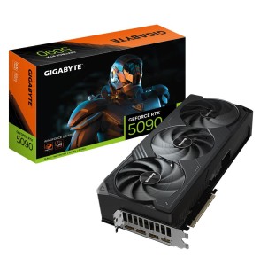 Graphics Card | GIGABYTE | NVIDIA GeForce RTX 5090 | 32 GB | GDDR7 | 512 bit | PCIE 5.0 16x | GPU 2467 MHz | Triple slot Fansink | 1xHDMI | 3xDisplayPort | GV-N5090WF3OC-32GD1.0